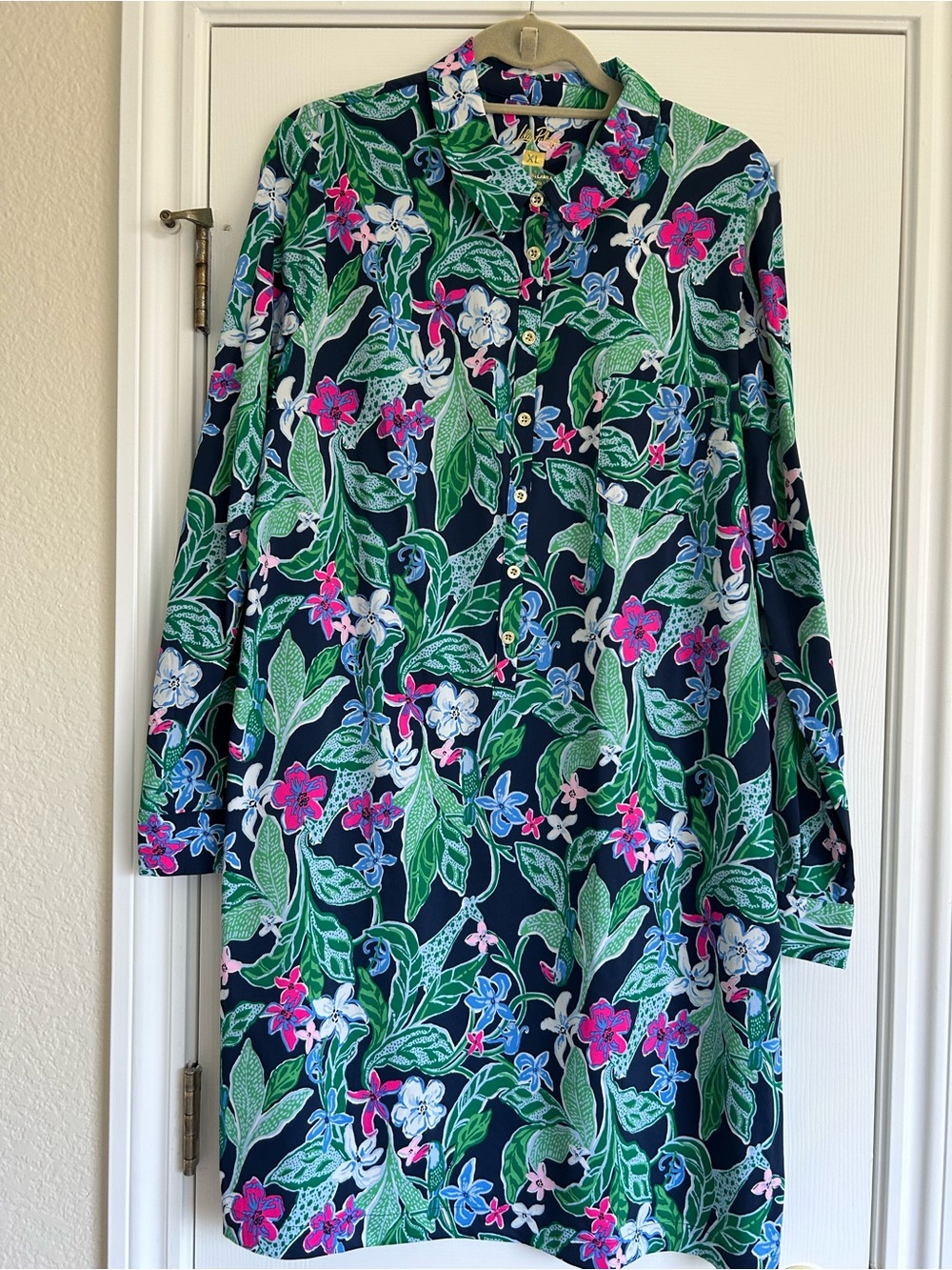Lilly Pulitzer Kindra Dress in "Multi Untamed" XL